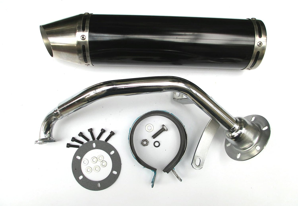 Silver Exhaust System Muffler for 150CC Scooters W992545