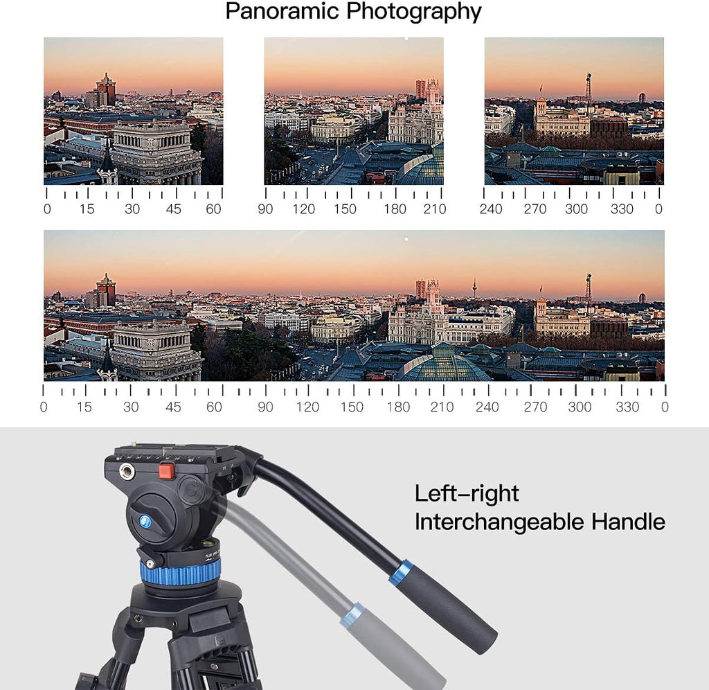 Heavy Duty Video Tripod with Fluid Head I34246