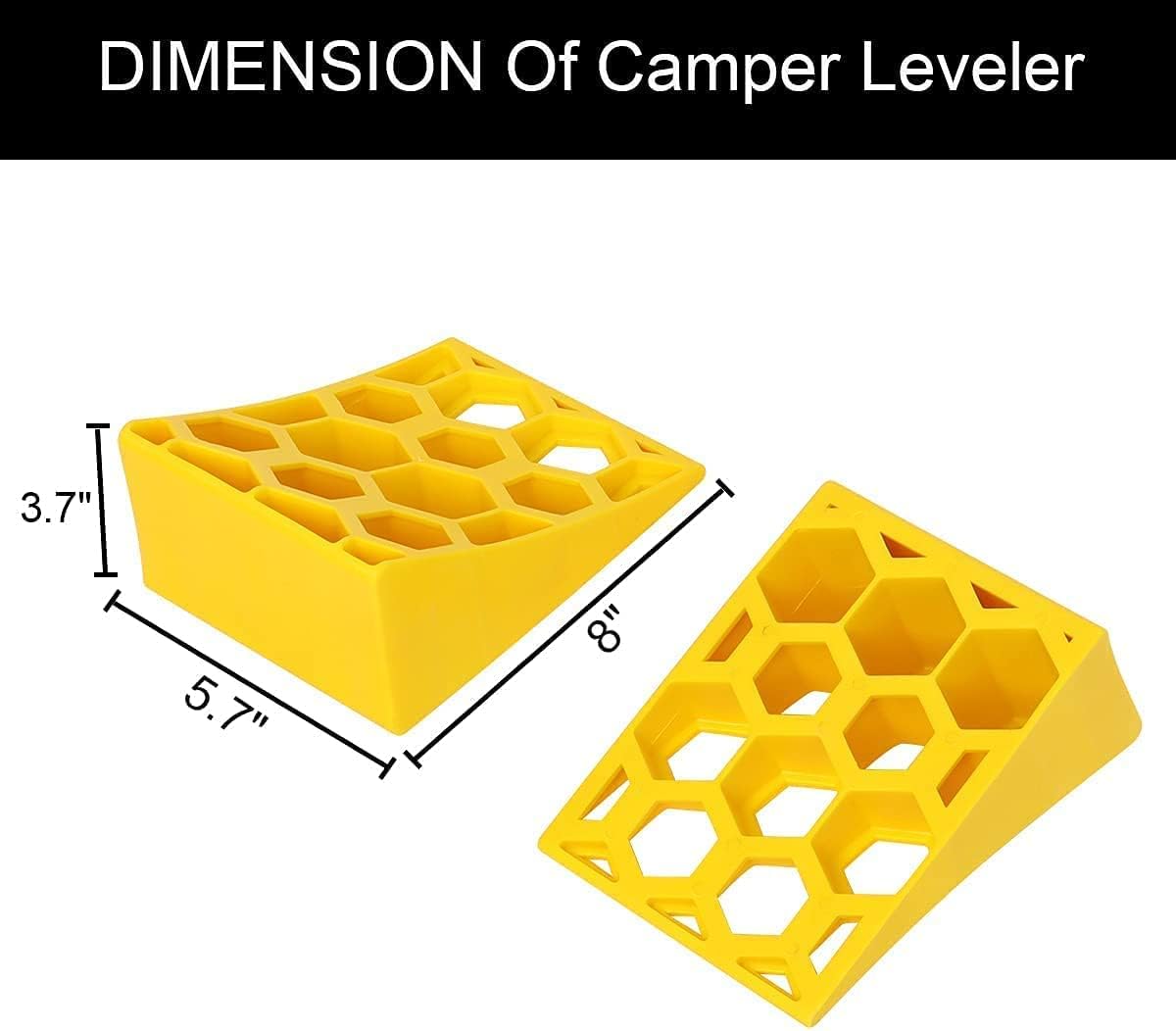 RV Camper Levelers, Wheel Chocks, Leveling Blocks S34487