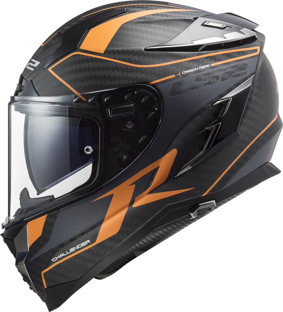 Orange Carbon Helmet, Size Xs S6949