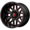 Black & Red Grenade Wheel O6738