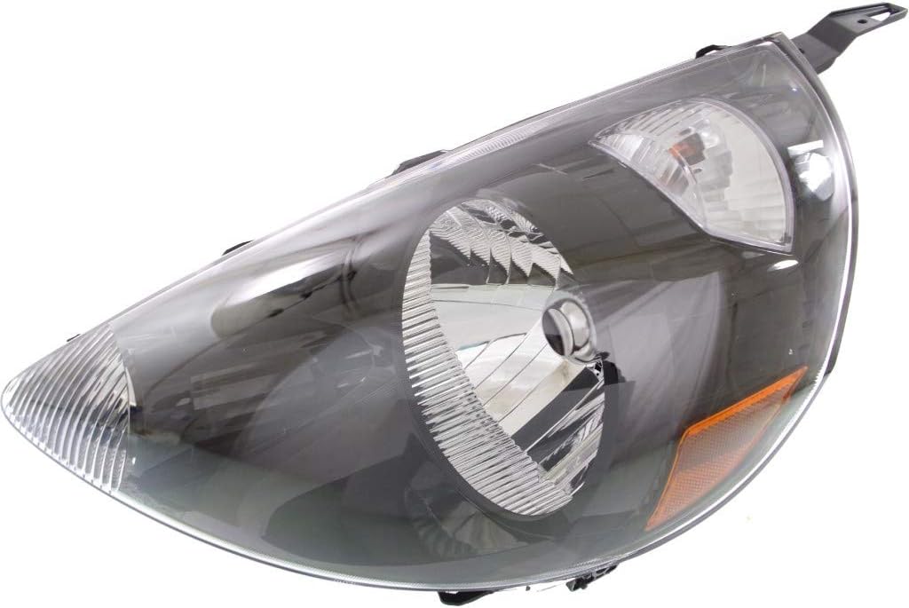 Headlight Assembly Pair Halogen Black U965