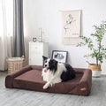 Orthopedic Sofa Dog Bed with Removable Cover, Brown, X-Large Q58151
