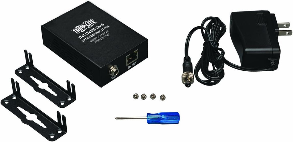 DVI over Cat5 / Cat6 Extender Video Receiver 1920x1080 at 60Hz Black D6182