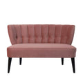 Tufted Channel Back Settee V651
