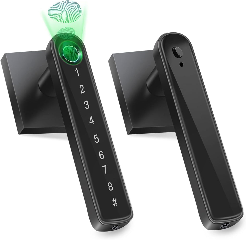 Fingerprint Door Lock with Keypad, Keyless Entry Deadbolt, Pack of 2 J28607