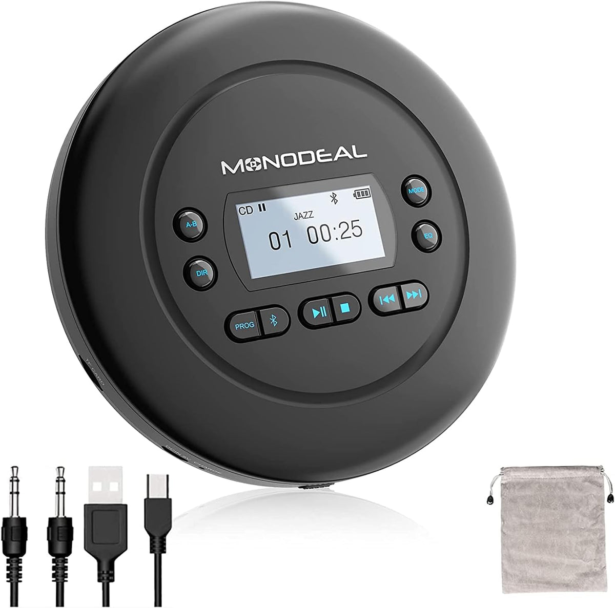 Portable Bluetooth CD Player T9663
