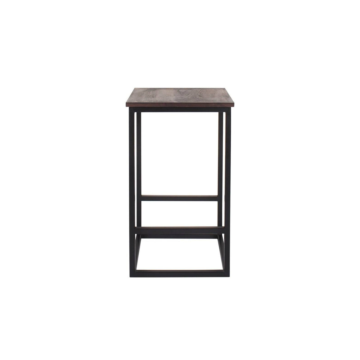 Brown Iron Rosewood Counter Stool O37259