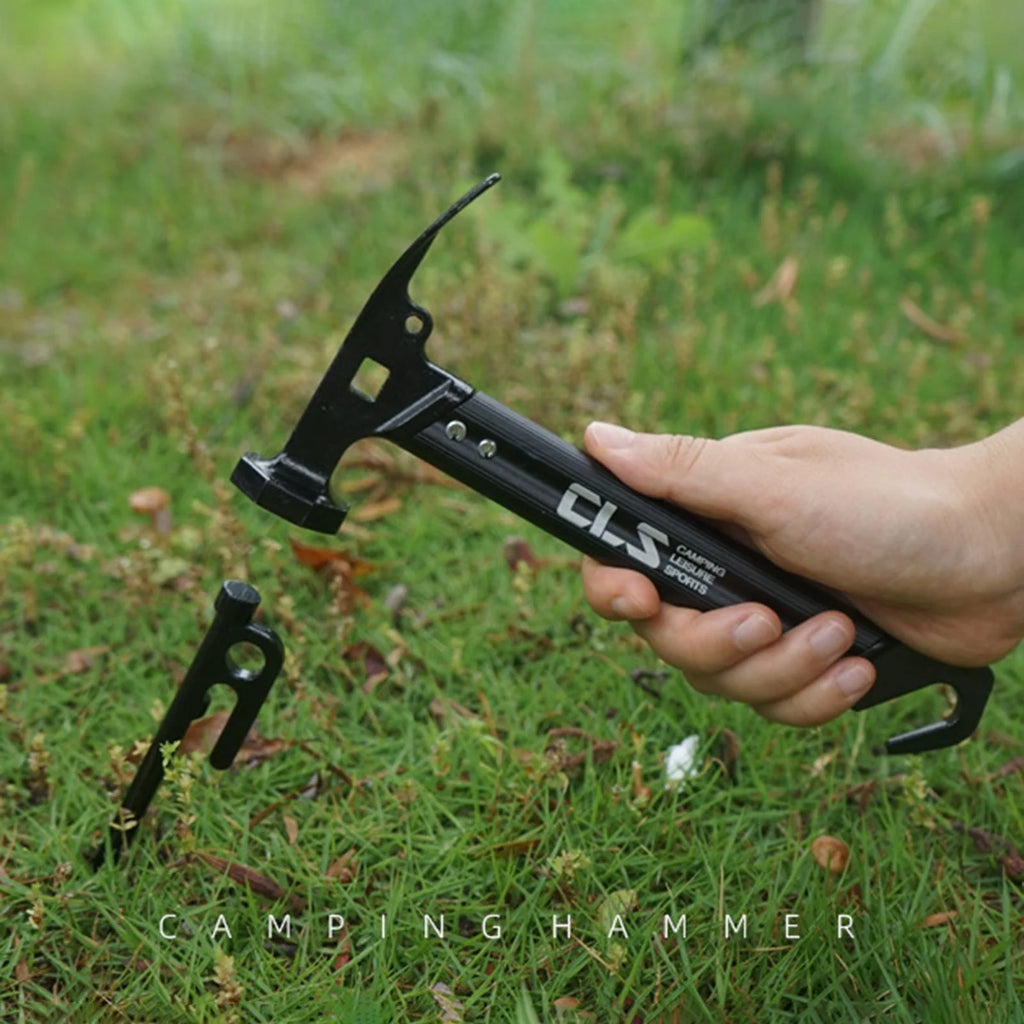 Aluminum Camping Hammer Tool with Hook N651