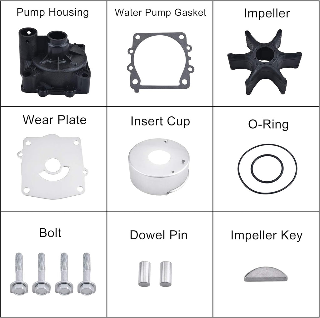Water Pump Repair Kit with Housing Pack of 2 C991