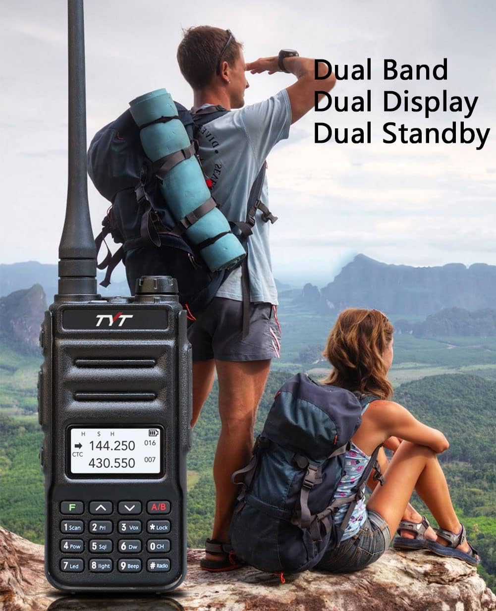 Dual Band VHF UHF Handheld Two Way Radio D113