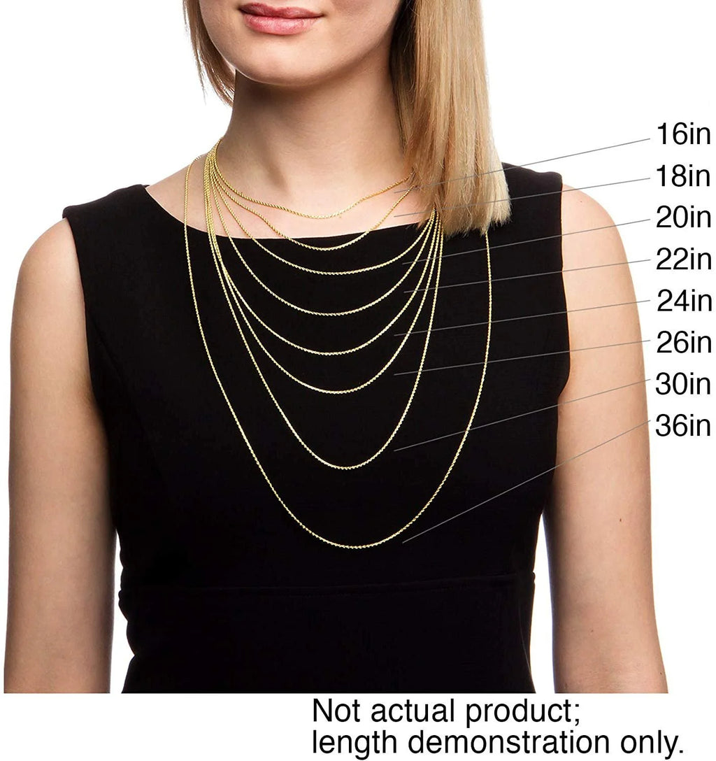 10K Yellow Gold 5.5mm Hollow Cuban Chain Necklace M43002