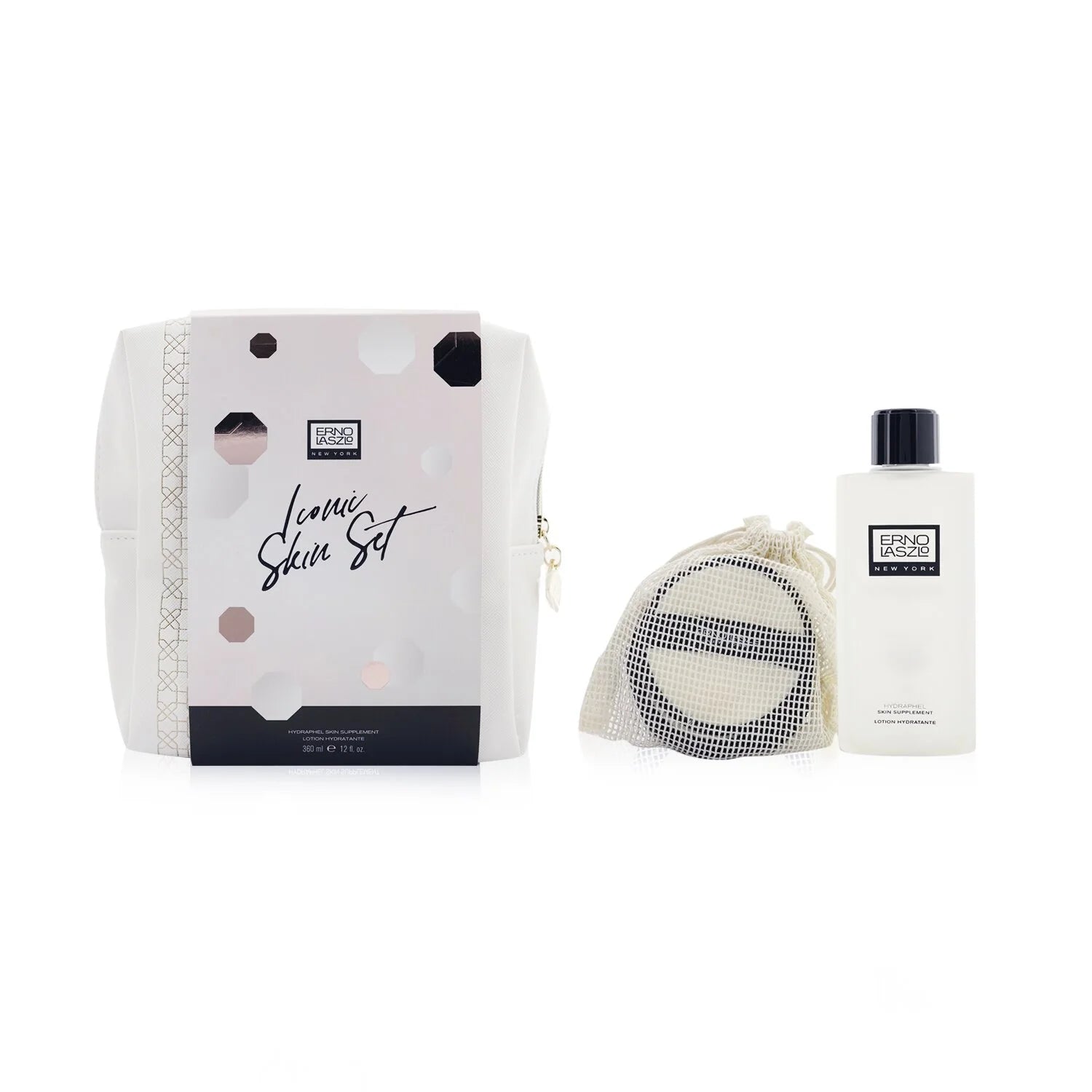 Hydraphel Skin Supplement 360ml with 10x Reusable Toner Pads and Bag N962039