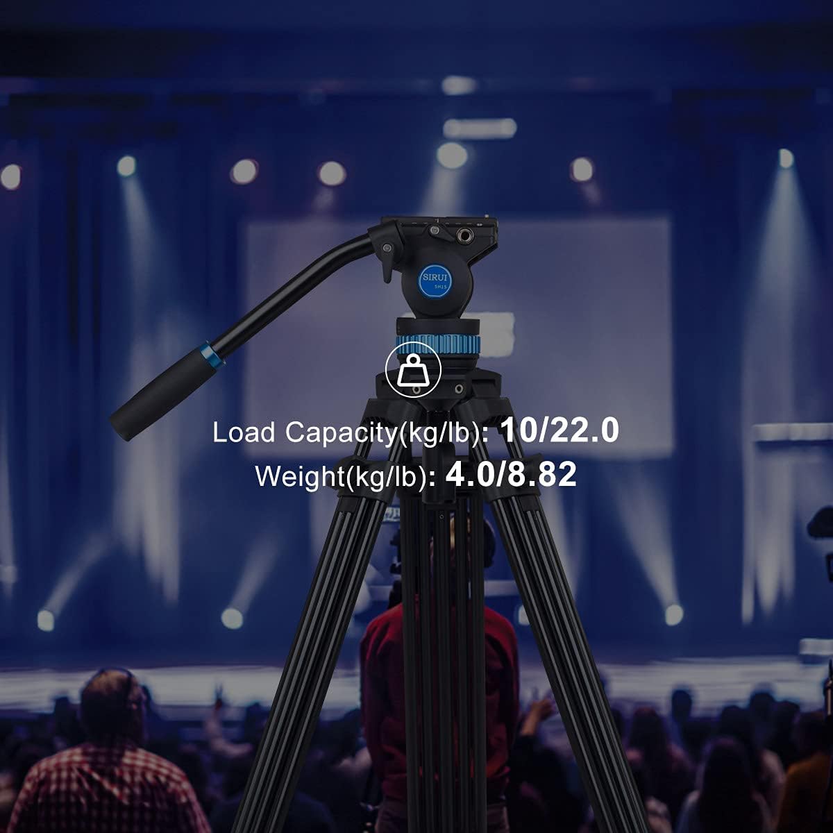 Heavy Duty Video Tripod with Fluid Head I34246