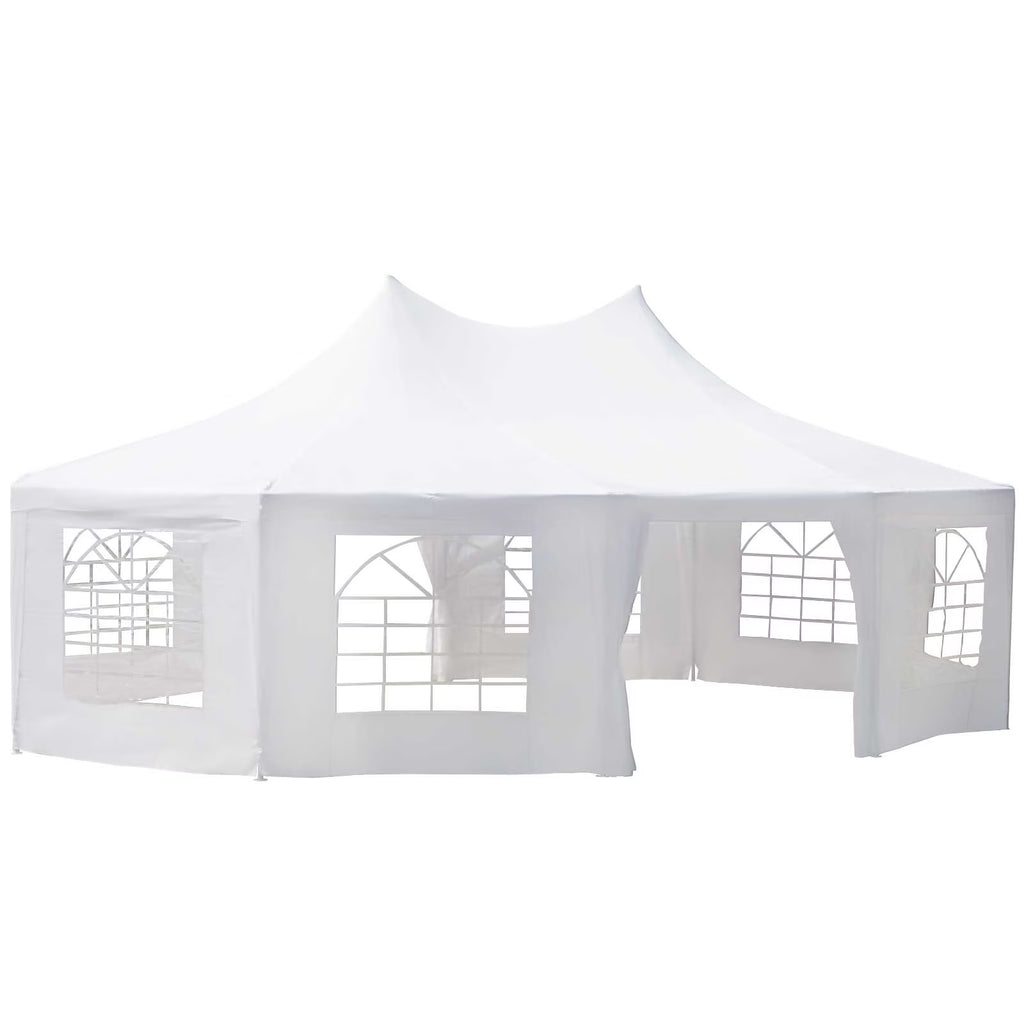 Canopy Party Event Tent with 2 Pull-Back Doors and Windows H288
