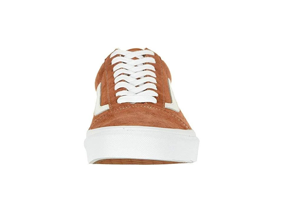 Leather Brown True White Pig Suede Old Skool Shoes F841