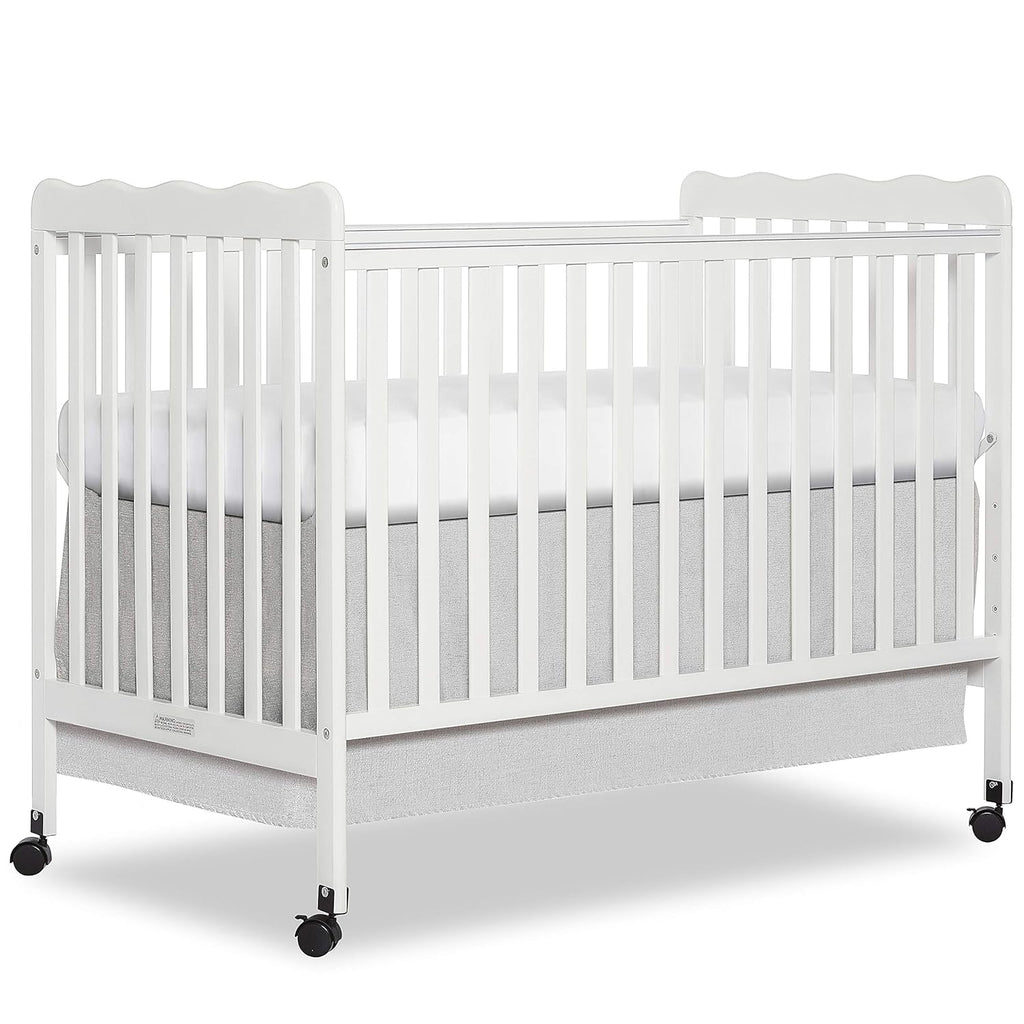 2-in-1 Convertible Crib in Natural, Full, 54x31x40 Inch E88848