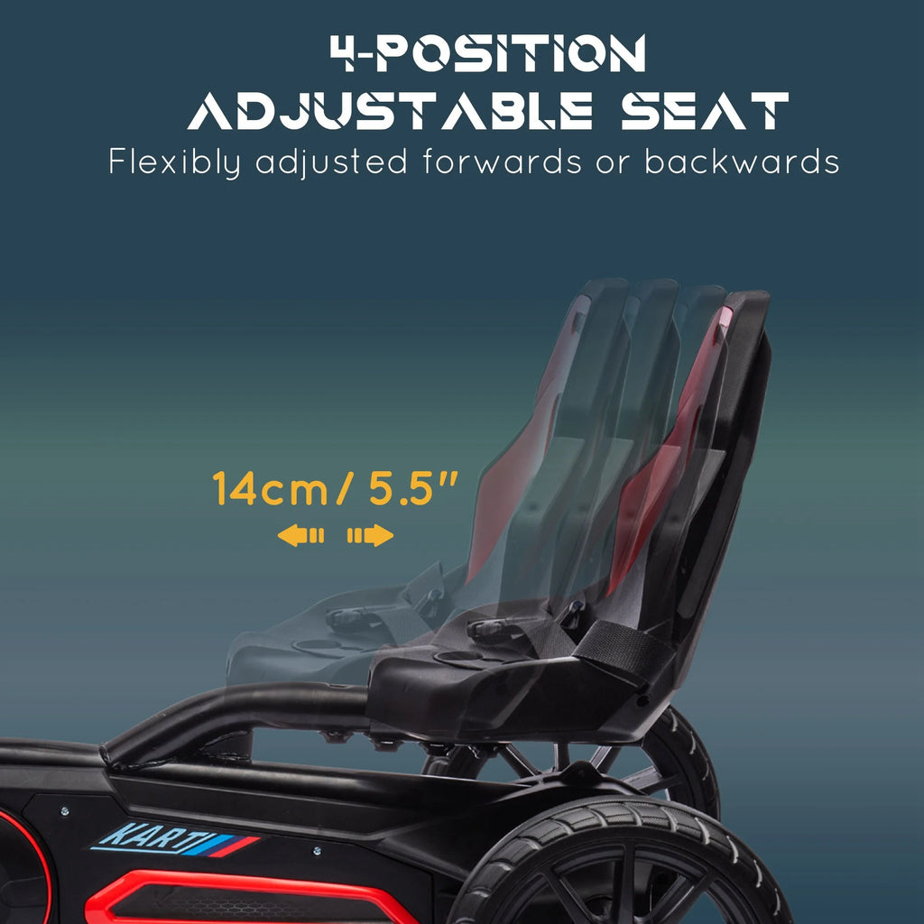 Kids Pedal Go Kart with Adjustable Seat X610229