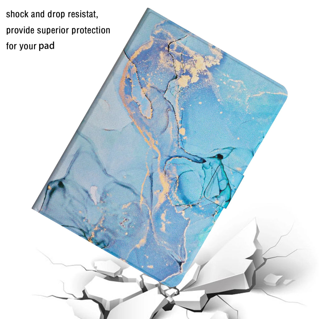 Blue Marble PU Leather Flip Case with Card Holder F94405