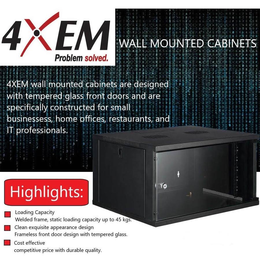 9U Wall Mount Server Rack Cabinet 24 Inches Deep B9191