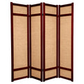 4 Panel Jute Shoji Screen Q259925
