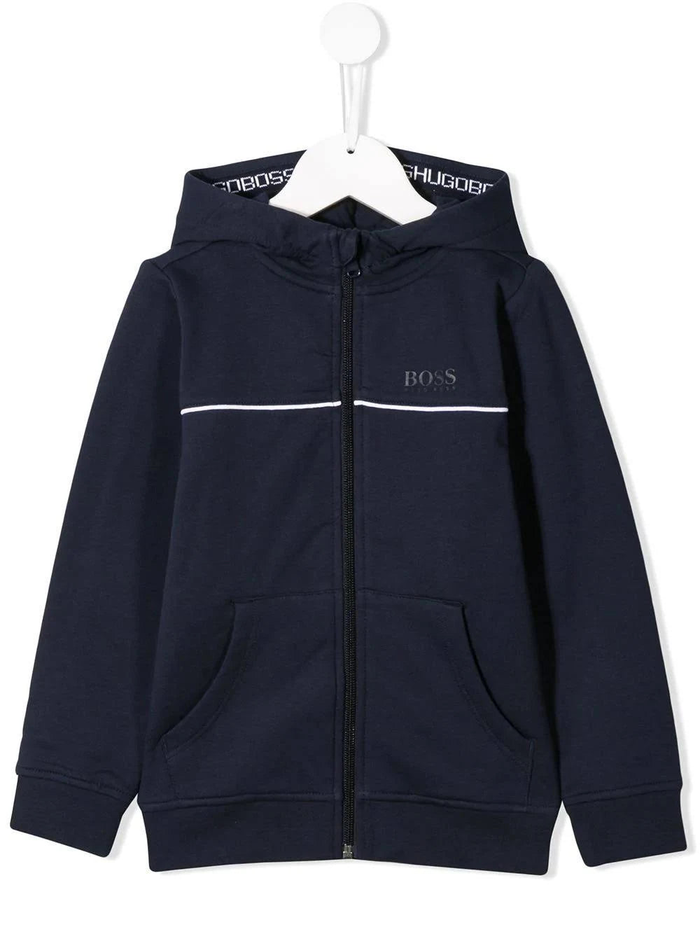 Navy Blue Zip Up Top X310616