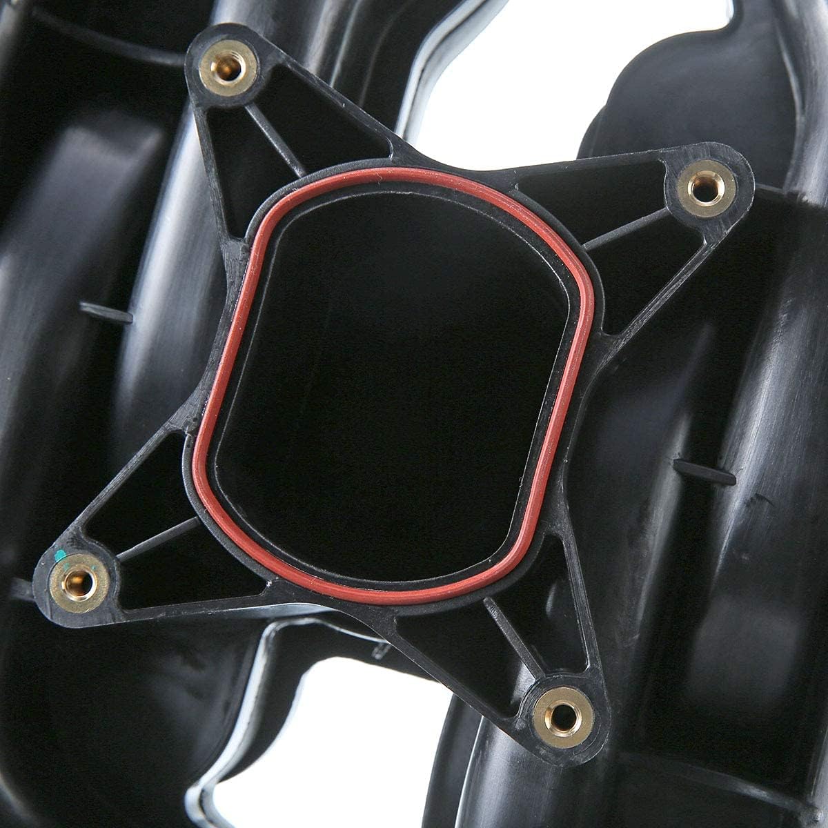Upper Intake Manifold with Thermostat Compatible with Ford Crown Victoria Mustang Explorer Lincoln Town Car Mercury Grand Marquis Mountaineer 2001-2011 (V8 4.6L Only) I38877