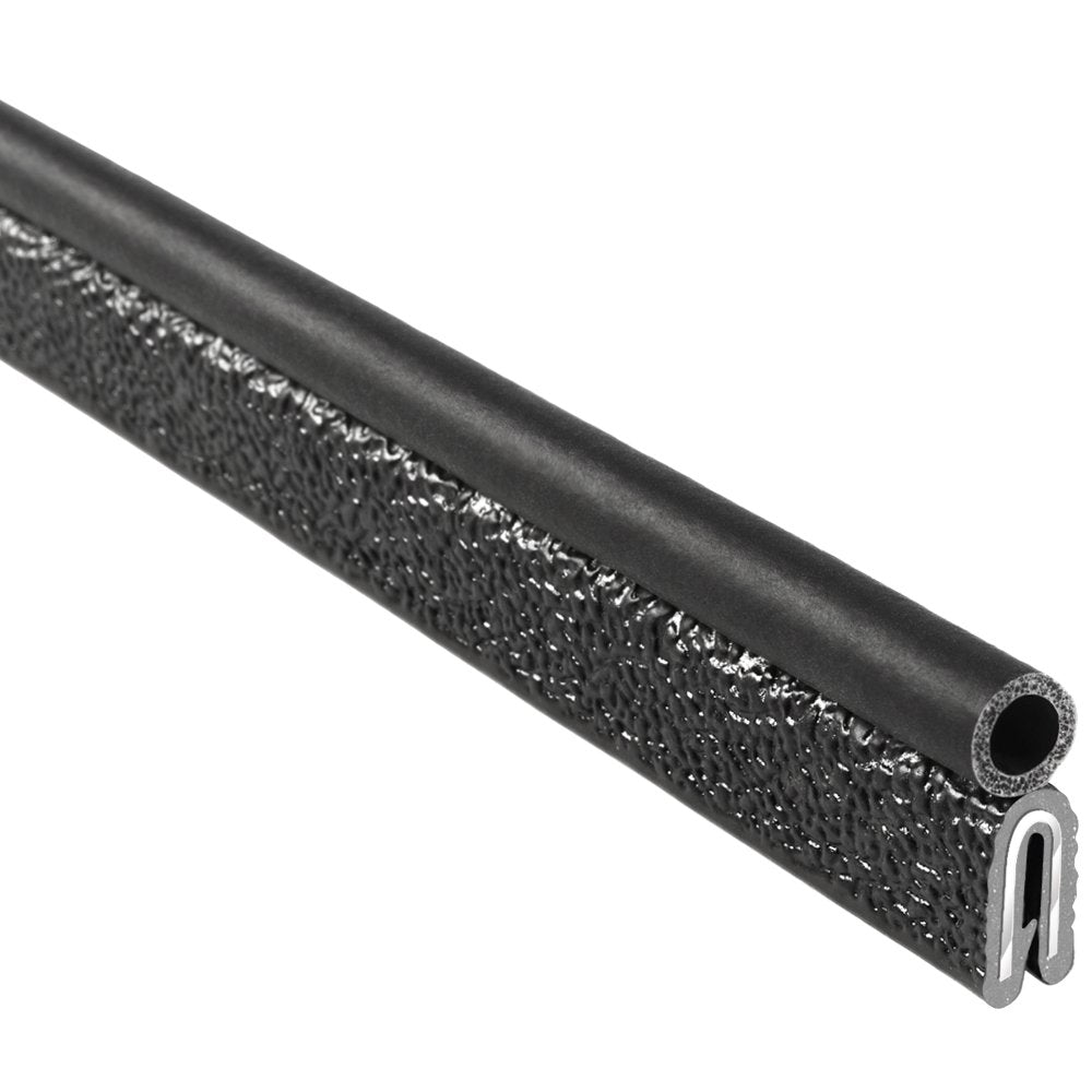 PVC Plastic Trim Seal with EPDM Rubber Seal, 25 ft Length V616524
