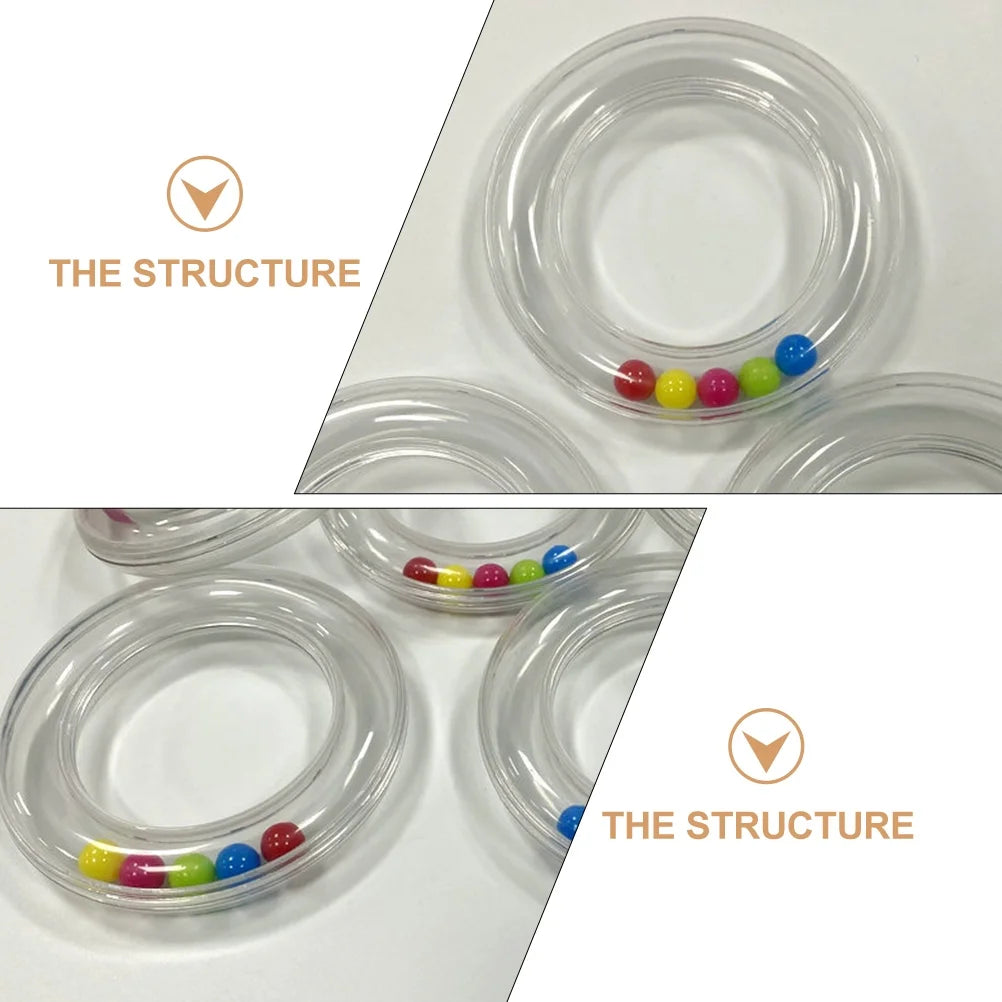 4 Pcs Plastic Baby Rattle Toys K209910