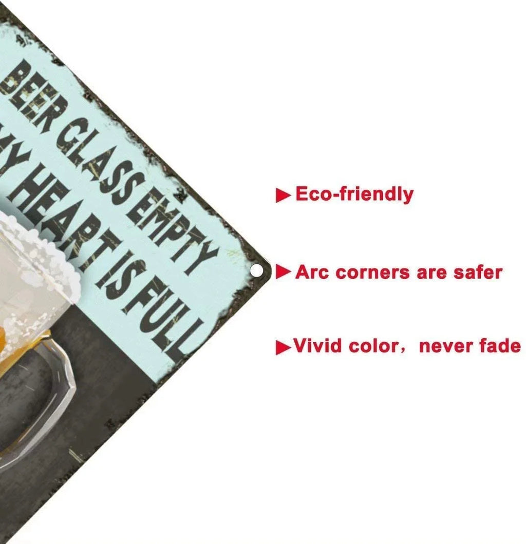 Metal Tin Sign 8X12 INCH H902