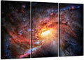 3 Piece Stretched Framed Canvas Wall Art Starry Night Sky 16x32inchx3pcs S322987