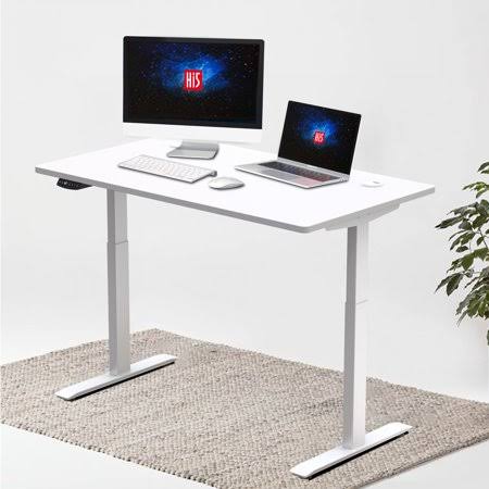 Electric Height Adjustable Standing Desk with Rectangular Tabletop Z3109