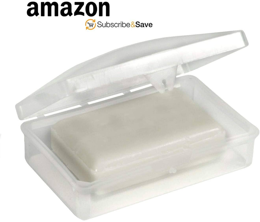Translucent Plastic Soap Case Holders, 100 Pack Q21499