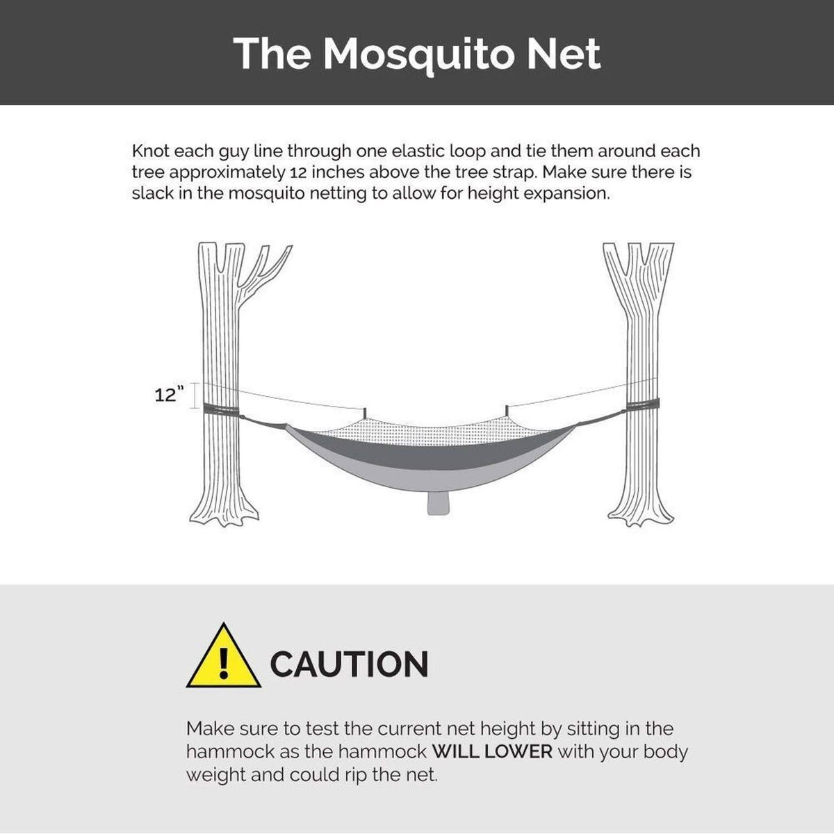 Camping Hammock with Mosquito Net Rain Fly Tree Straps J5200