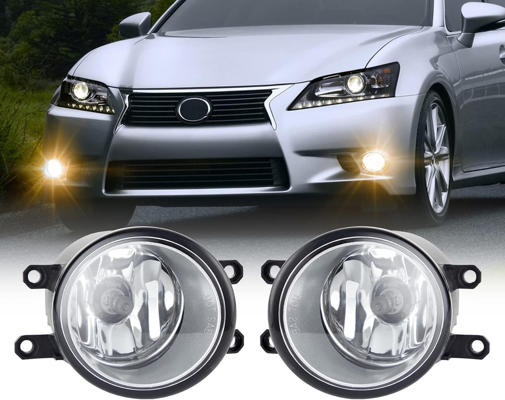 Fog Lights Assembly With Halogen Bulbs Switch And Wiring Kit N957