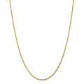 14kt Yellow Gold Diamond-Cut Rope Chain 24 inch Lobster Clasp H76310