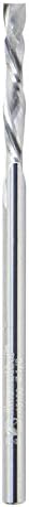 CNC Solid Carbide Compression Spiral 1/8 Dia x 13/16 x 1/8 Shank C286765
