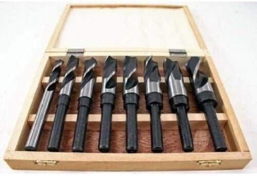 Jumbo Drill Bit Set 8pc 1/2" - 1" Heat Treated Industrial Pack of 2 P92579
