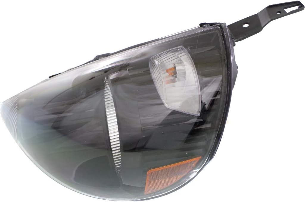 Headlight Assembly Pair Halogen Black U965