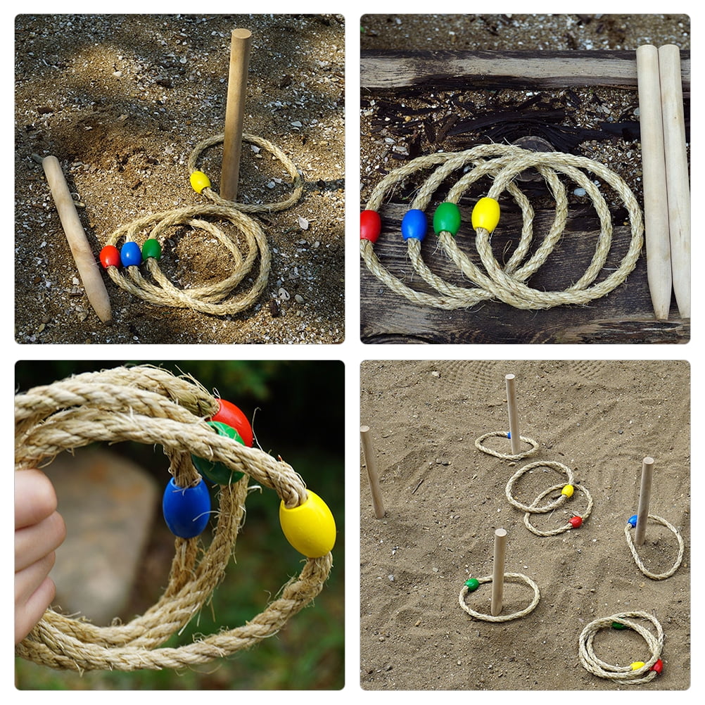 6-piece Rope Ring Throwing Game Set Q459518