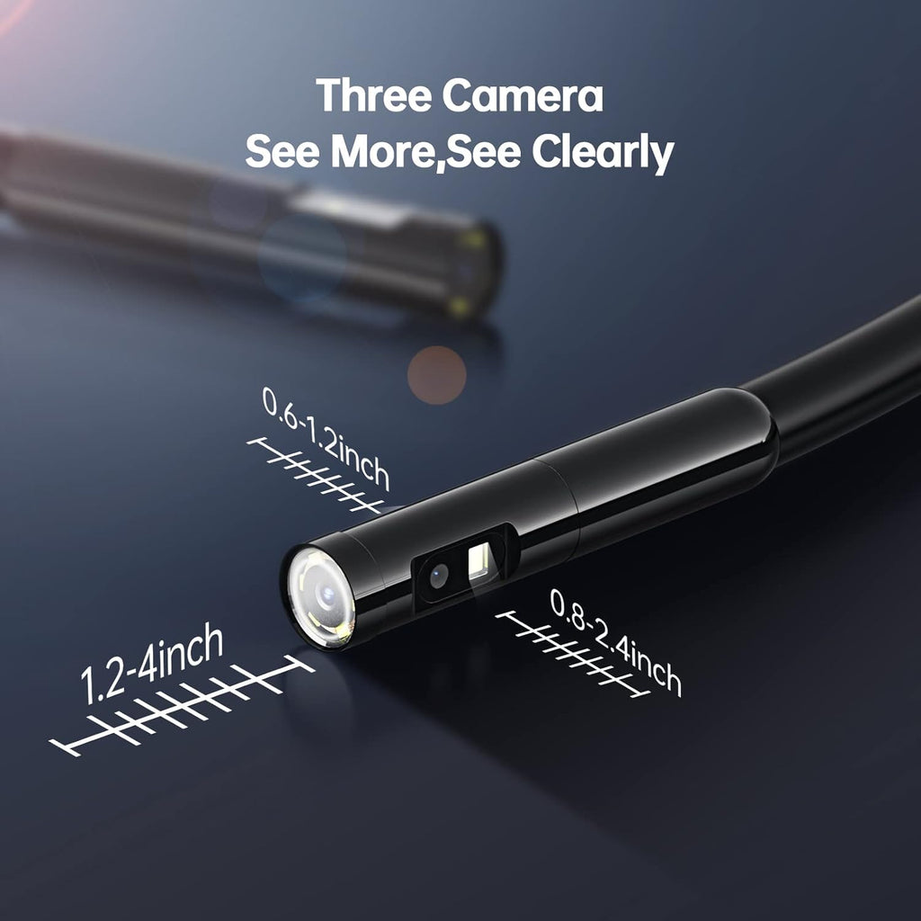 16.5ft HD Waterproof Snake Borescope Inspection Camera X730