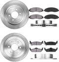 6 Lug Rotors + Metallic Brake Pads Z444
