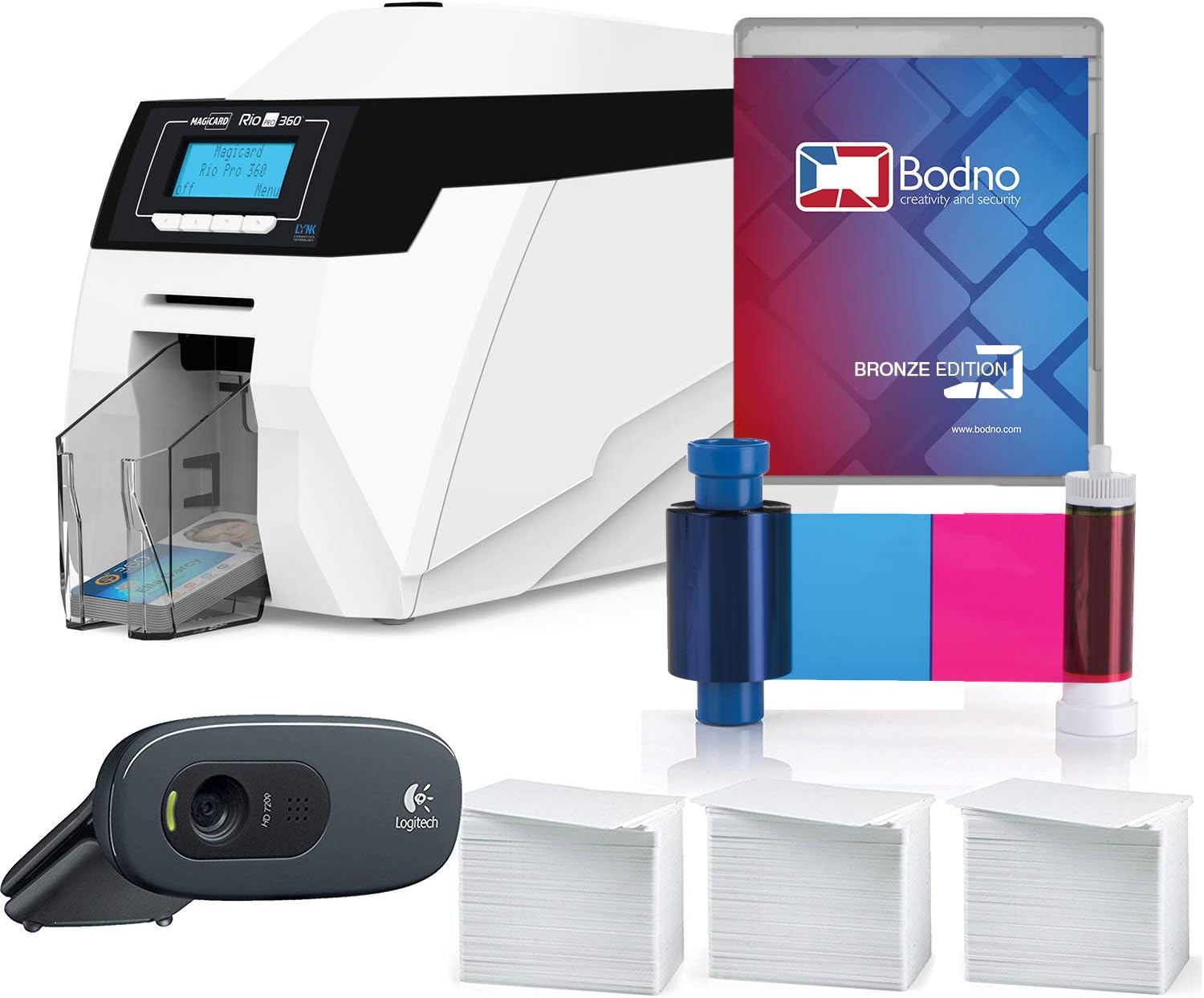 Dual Sided ID Card Printer with ID Software K791461