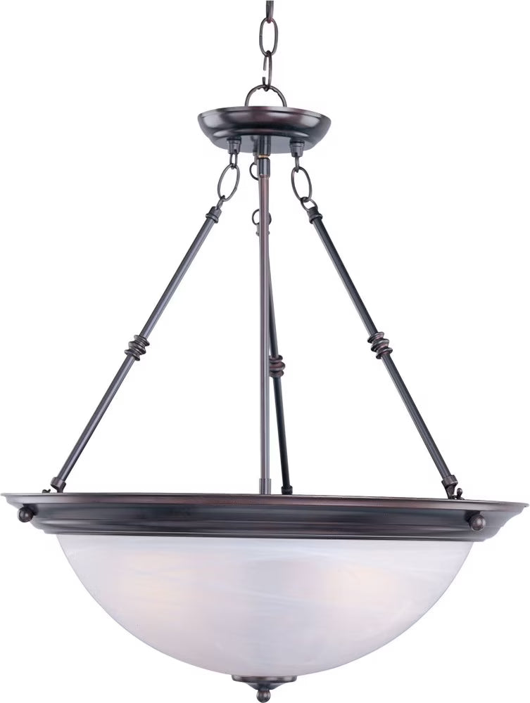 Bronze 3 Light Invert Bowl Pendant V328500