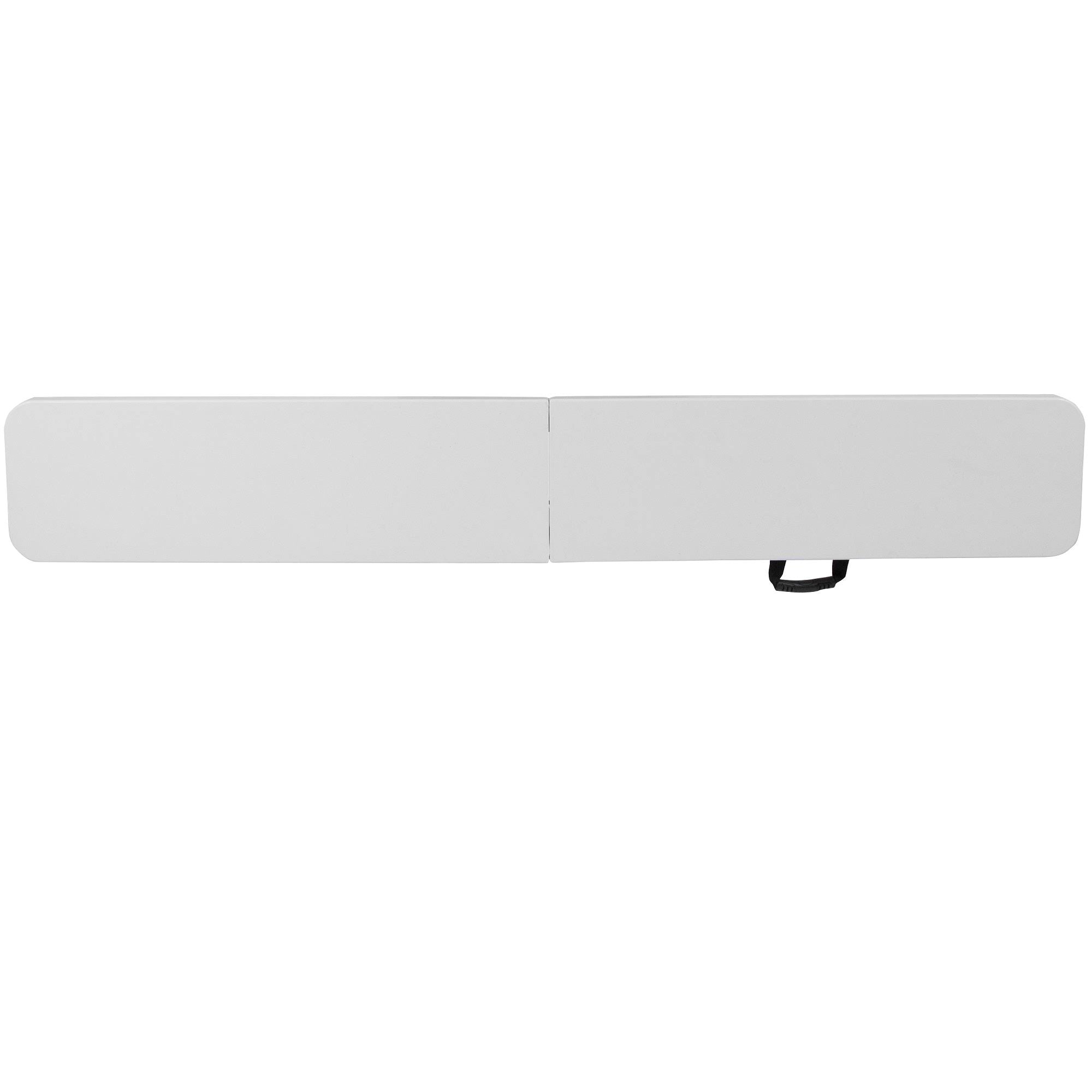 White Plastic Bi-Fold Folding Bench with Carrying Handle P2521