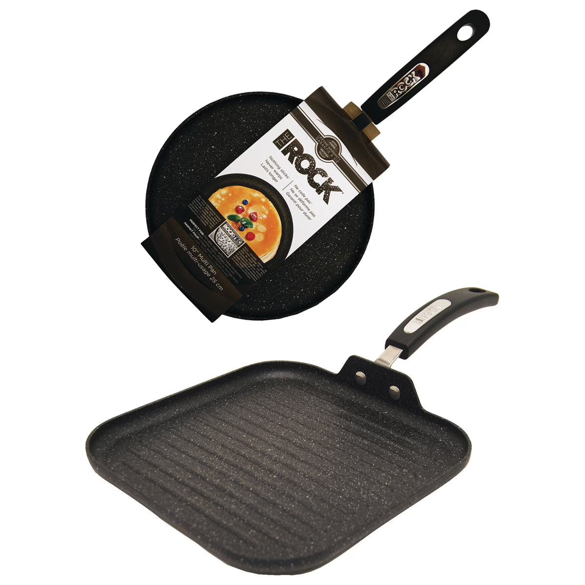 10 inch Grill Pan & 10 inch Multi Pan Kit, Aluminum A164101