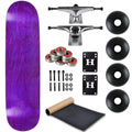 Purple 8.0" Complete Skateboard with Silver Trucks and Black Wheels L62653