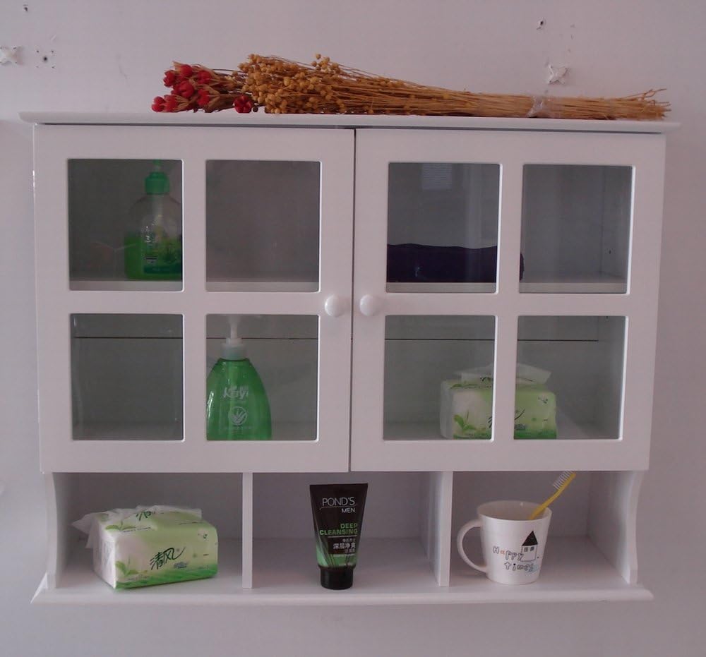 White 31.5x9.6x24-Inch Wall Cabinet Y6862