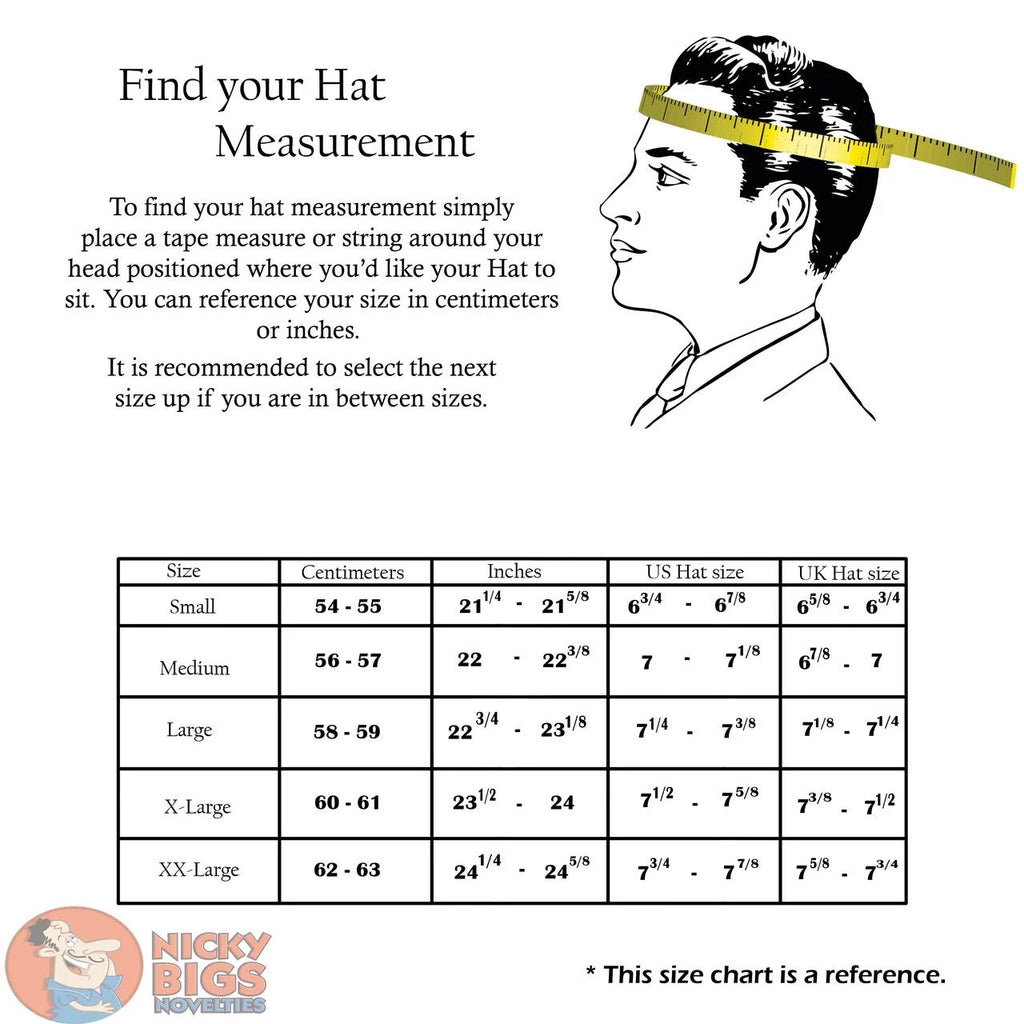 Black Top Hat with Red Band Costume Z593