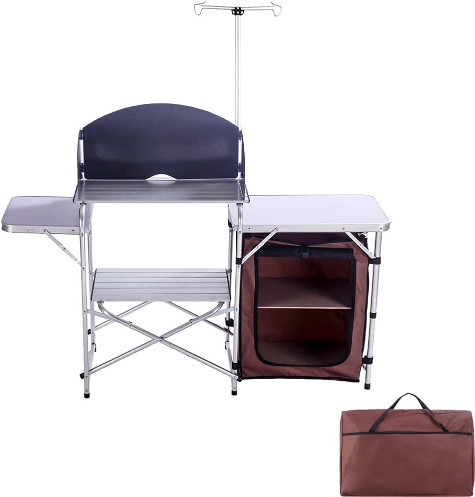 Folding Grill Table with Carry Bag Z953339
